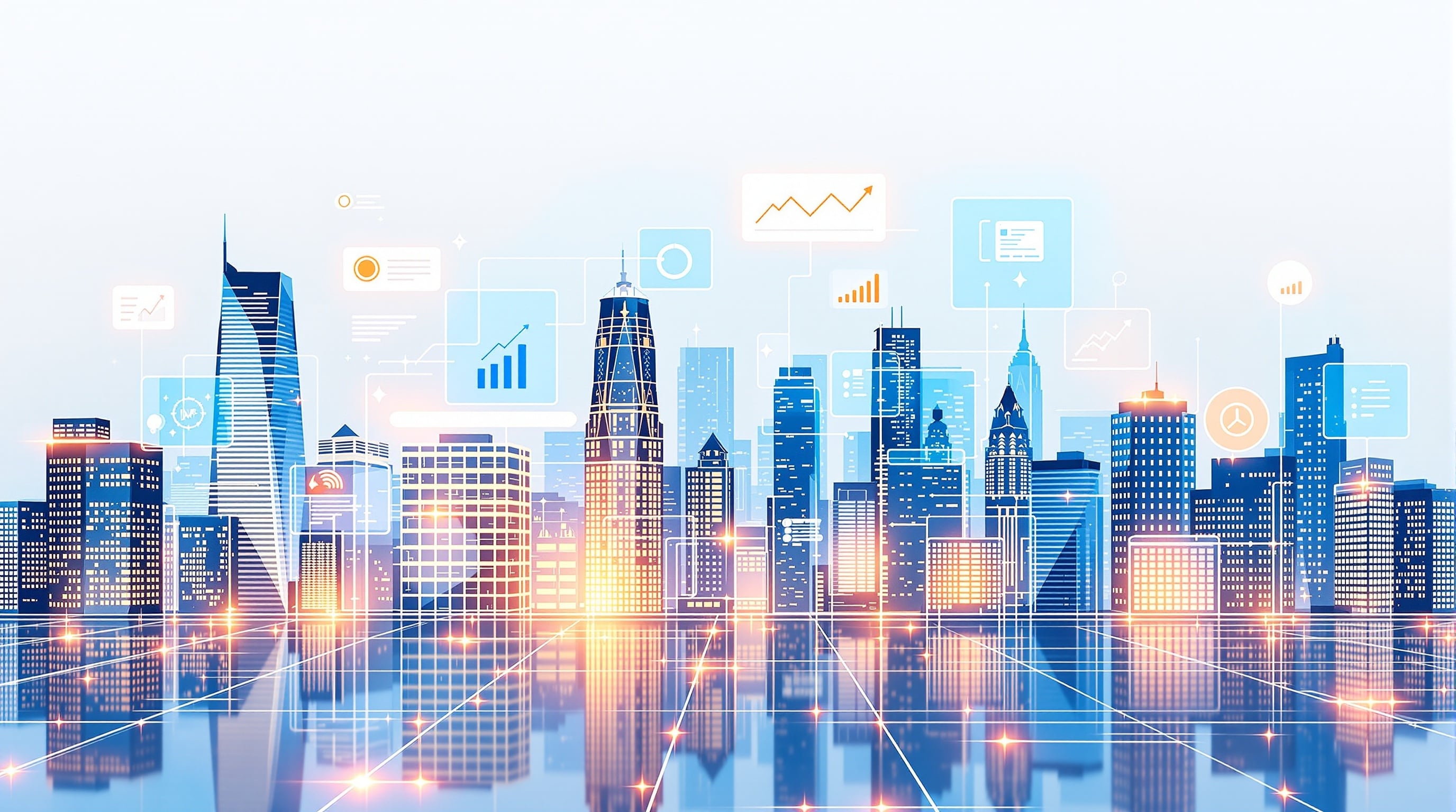 Professional business team reviewing SEO analytics and ranking charts on multiple screens